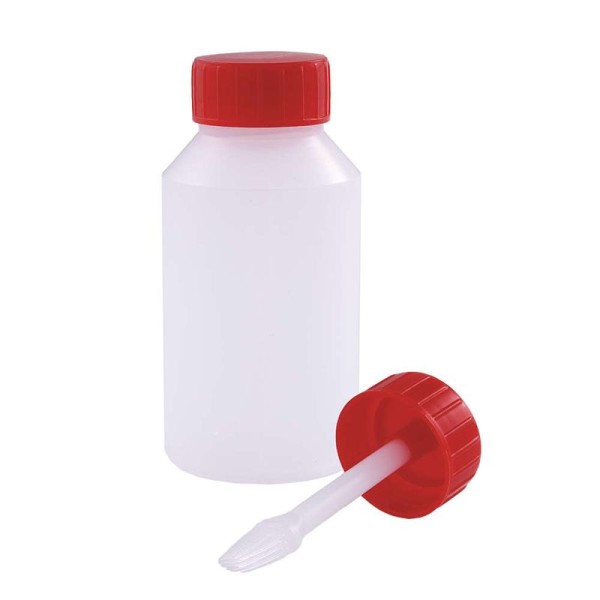 Leerflasche 100ml für Klebstoffe mit Pinselverschluss