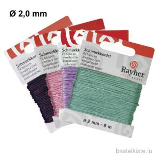 Schmuckkordel Ø 2,0 mm, 9 m