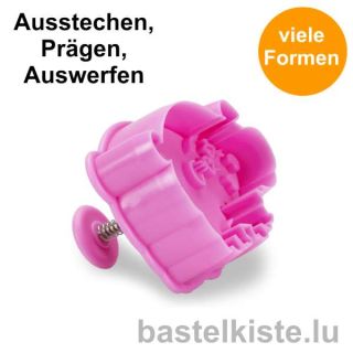 Prägeformen, Ausstechformen mit Auswerfer