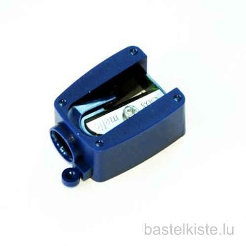 Spitzer, Anspitzer für Pastellstifte Ø 8 mm - blau (stumpf spitzend)