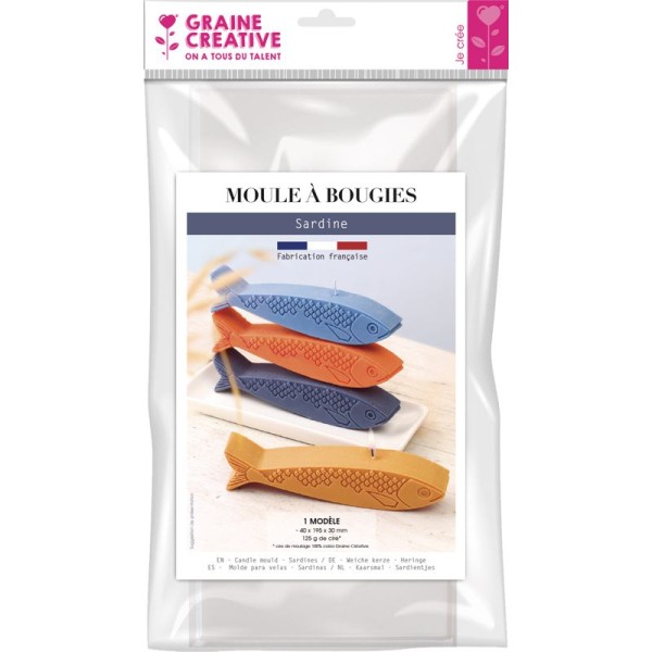 Gießform Sardine, 40 x 195 x 30mm