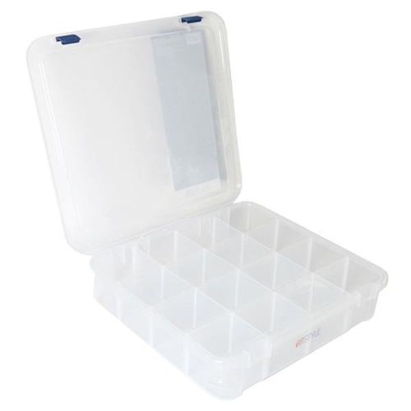 Sortierbox, Kunststoffbox 35,5 x 36,5 x 8,5cm, 16 Fächer