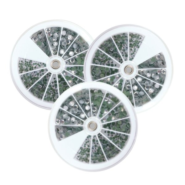 Sortiment C, Schmucksteine, Strasssteine Sortiment, Kristall, bastelkiste.lu