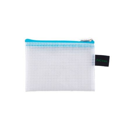 Foldersys Kleinkram-Beutel A7 transparent / RV türkis PVC-frei